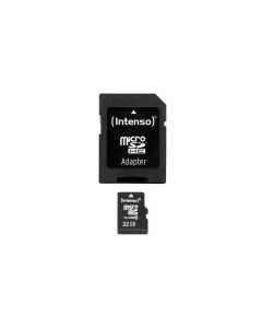 Intenso memory card microSDHC 32GB + adapter CL 10 (3413480)