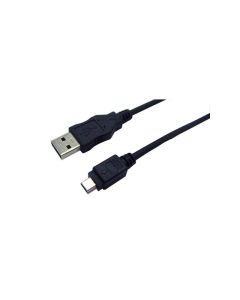 Câble de connexion LogiLink - USB 2.0 A vers mini USB 5 broches - 1,8m noir