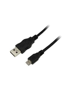 Câble de connexion LogiLink - USB 2.0 A vers micro B - 3m noir (CU0059)