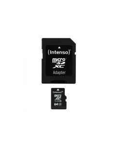 Intenso Memory Card microSDXC 64GB + Adapter CL 10 (3413490)