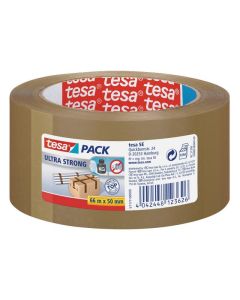 Tesa Klebeband Ultra Strong PVC 50mm/66 Meter (57177 Braun)