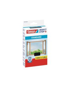 Tesa Insect Stop Grillage anti-mouches Standard 1m x 1m (Noir)