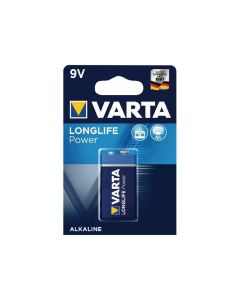Pile alcaline Varta Bloc d\'alimentation électrique longue durée, 9V (1 pcs)