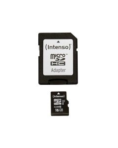 Intenso memory card microSDHC UHS-I Premium 16GB + adapter CL 10