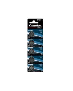 Pack de 5 piles Camelion Lithium CR2016 3V