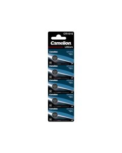 Pack de 5 piles Camelion Lithium CR1616 3V