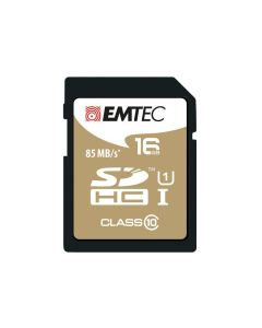 Emtec memory card SDHC 16GB UHS-I 85MB/s Gold+ CL 10