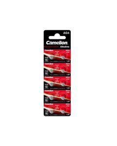 Pack de 10 piles Camelion Alcaline AG4 0% Mercury/Hg