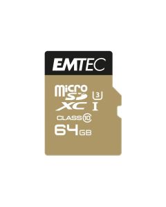Emtec memory card microSDXC 64GB SpeedIN CL10 95MB/s FullHD 4K