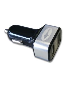 Double chargeur USB Reekin VOITURE 3.1A (Avec affichage des ampères)