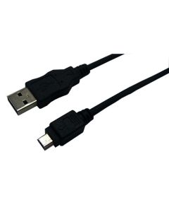 Câble Logilink USB 2.0 5-pin mini USB 3m (CU0015) - Noir