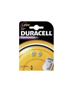 Pack de 2 piles bouton Duracell LR54 (AG10)