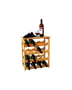 MK Bamboo GENEVE - Porte-bouteilles (pour 24 bouteilles de vin)