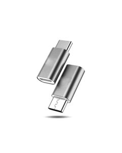 Adaptateur microUSB - USB Type-C  (Gris)