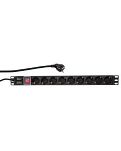 Multiprise 9 prises avec interrupteur marche/arrêt Logilink 19 (PDU9C02)