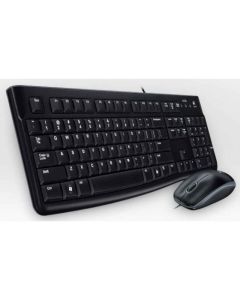 Logitech Clavier allemand QWERTZ Desktop MK120 - DE USB Noir 920-002540