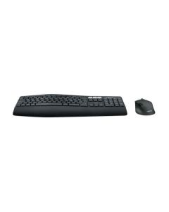Logitech Clavier allemand QWERTZ Sans fil + Bluetooth MK850 RF Noir