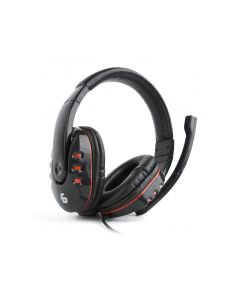 Gembird Casque de jeu avec contrôle du volume, noir brillant - GHS-402 (Noir)