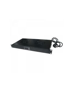 Panneau de ventilation Logilink 19 avec 2 ventilateurs FAU02FB (Noir)