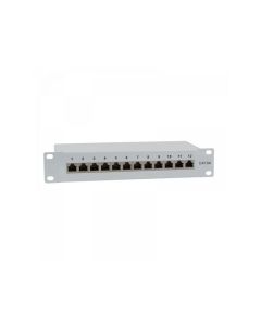 Panneau de brassage Logilink 10 Cat.6A STP 12 ports NP0052 (Gris)
