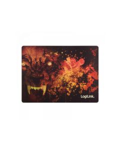 Tapis de souris de jeu ultra fin Logilink Glimmer ID0141 (Design loup)