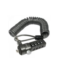Verrou antivol pour ordinateur portable Logilink, noir (NBS004)