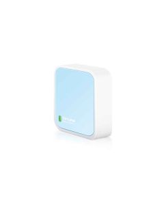 Routeur sans fil TP-LINK Monobande (2,4 GHz) Fast Ethernet TL-WR802N (Bleu - Blanc)
