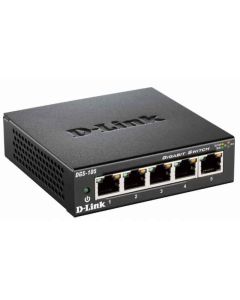 D-Link Noir - Switch - Copper Wire 1 Gbps - External DGS-105/E