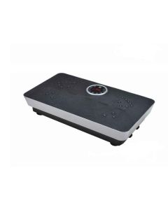 Plateau vibrant Fitness Body Magnetic Therapy + musique 73cm (Noir-Argenté)