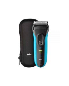 Braun Series 3 ProSkin 3045s Rasoir à Grille Tondeuse Noir, Bleu