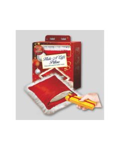 TEASE THE SEASON HIDE A GIFT PILLOW, KISSEN M. TASCHE, ROT/WEIß