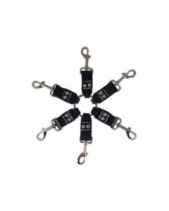 EDGE LEATHER 6-POINT HOG TIE,
