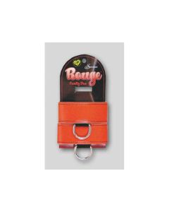 ROUGE CRUELTY-FREE LINE WRISTBANDS, HANDFESSELN, ROT