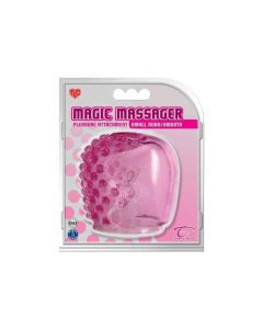 MAGIC MASSAGER PLEASURE ATTACHMENTS, SMALL NUBS/SMOOTH, PINK