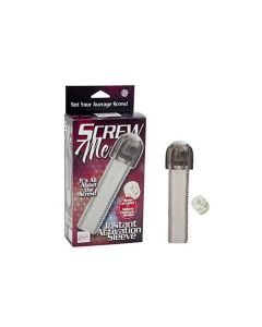SCREW ME INSTANT ACTIVATION SLEEVE, VIBRO, SMOKE, 17, 3CM X4, 5CM