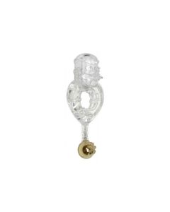 LOVECL. TOGETHER FOREVER LOVE RING M. STEEL BALL&VIBRO, CLEAR