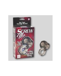 SCREW ME THE BIG SOCKET RING, SMOKE, 4, 5CM X 8, 3CM X 3, 8CM