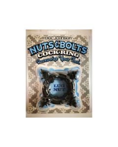 NUTS & BOLTS COCK RING, DEHNBAR