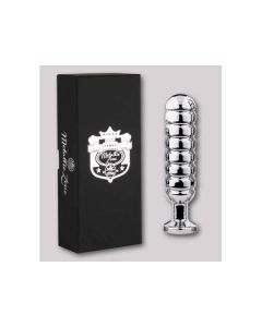 METALLIE ZONE ALUMINIUM 5, 5ZOLL BUTT PLUG, SILBER, 13, 5CM