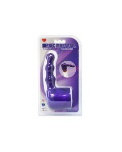 MAGIC MASSAGER PLEASURE ATTACHMENTS, PLEASURE BEADS, LILA