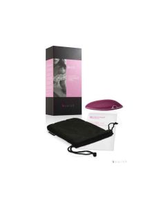 BSOFT RECHARGEABLE MASSAGER, AUFLADBAR, BURGUNDY/PINK, 12CM