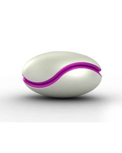 ZINI DUEX VIBRATOR, 5 FUNKT. , LADBAR, 2ER SET, WEISS/PINK, 11CM