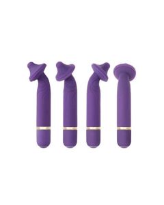 WONDERLAND MYSTICAL MUSHR0OM, 10 FUNCT. MASSAGER, LILA, 13, 5CM