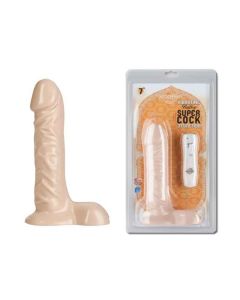 BALLSY SUPER COCK, MIT 7 FUNKTIONEN, NATUR, 17, 5CM
