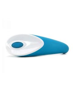 BEGEE DELUXE VIBE, 6 FUNKTIONEN, WASSERD. , SILIKON, TÜRKIS, 14CM