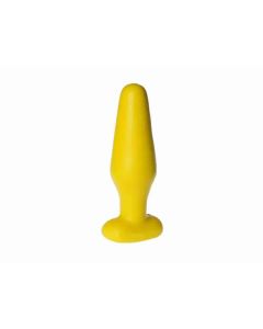 Atelier Wilhelm Butt Plug klein, gelb, 4.1 x 12.5 cm