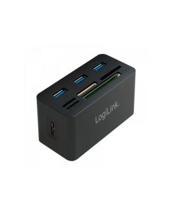 HUB USB 3.0 avec lecteur de carte mémoire tout-en-un Logilink (CR0042)