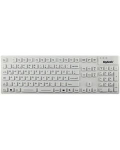 Keysonic KSK-8030IN clavier QWERTZ industriel 105T blanc BULK 28063