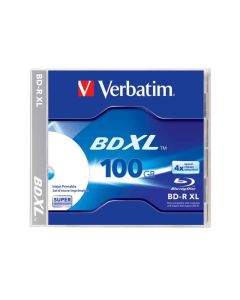 Verbatim BD-R XL 100GB/2-4x Jewelcase (1 Disc) InkJet Printable Surface