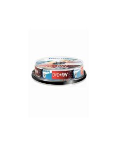 Philips DVD+RW 4,7Go 10pcs broche  4x DW4S4B10F/10